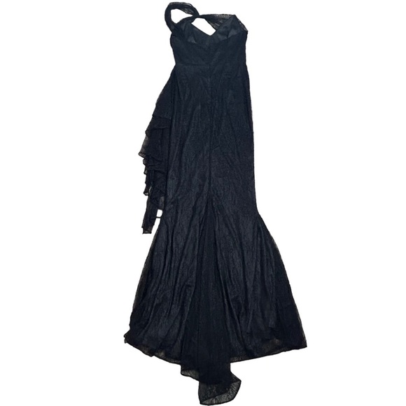 Michael Costello Black Lace Maxi Dress - Picture 6 of 16